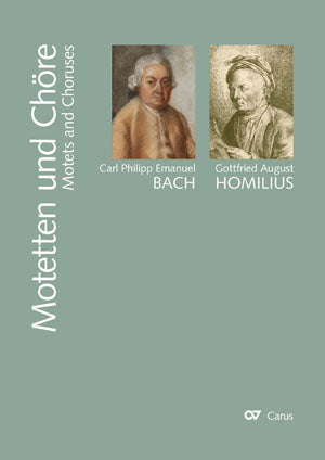 Carl Philipp Emanuel Bach und Gottfried August Homilius. Motetten und Chöre. Chorbuch