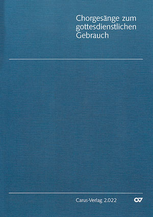 Chorgesänge zum gottesdienstlichen Gebrauch (Chorheft 9, Württ.)