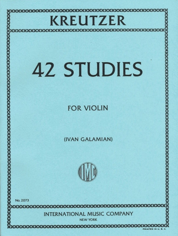 42 Studies for Violin (Galamian)