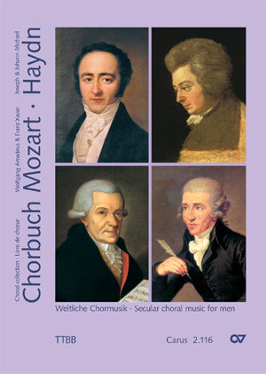 Chorbuch Mozart / Haydn VI (weltliche Werke TTBB) [conductor's score]