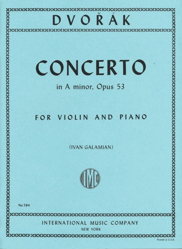 Concerto in A minor, op. 53