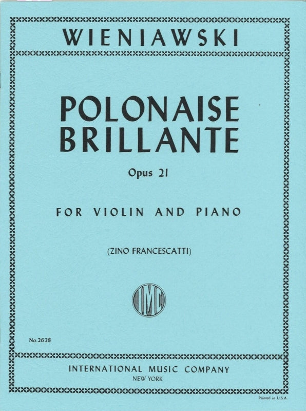 Polonaise brillante no. 2 in A, op. 21