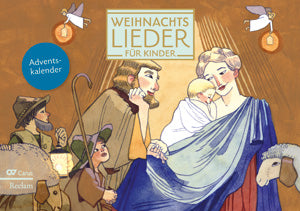 Weihnachtslieder für Kinder. Adventskalender zum Aufstellen