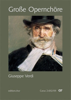 Chorbuch Große Opernchöre - Giuseppe Verdi (editionchor) [editionchor]