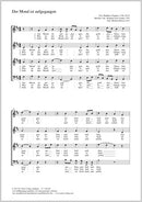 Der Mond ist aufgegangen (SATB)