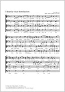 I heard a voice from heaven