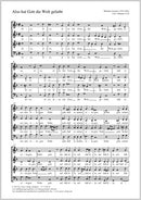 Also hat Gott die Welt geliebt