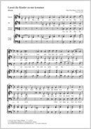 Lasset die Kinder zu mir kommen