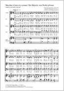 Man that is born of a woman (Der Mensch, vom Weibe geboren)