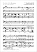 Ye choirs of New Jerusalem (Ihr Chöre des neuen Jerusalem)