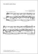 Wie lieblich sind die Boten, MWV A 14