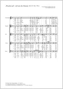 "Wachet auf", ruft uns die Stimme