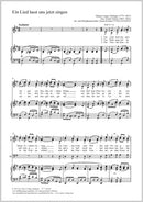 Ein Lied lasst uns jetzt singen