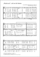 Wachet auf, ruft uns die Stimme (SAB)