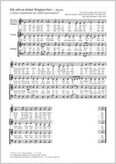 Ich steh an deiner Krippen hier（SATB）