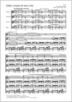 Sabiá, coração de uma viola