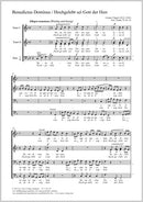 Benedictus Dominus (Hochgelobt sei Gott der Herr)