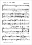 Jauchzet dem Herrn, alle Welt