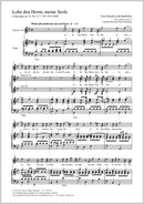 Lobe den Herrn, meine Seele (SSAA)