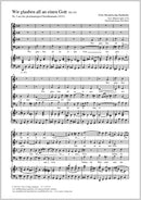 Wir glauben all an einen Gott, MWV A 12