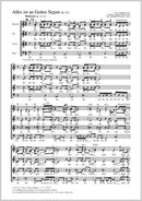 Alles ist an Gottes Segen