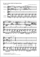 Es war in einem Dorfe mit Namen Kana