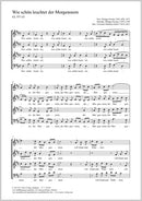 Wie schön leuchtet der Morgenstern