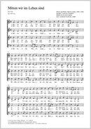 Mitten wir im Leben sind