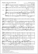 Prepare ye the way of the Lord