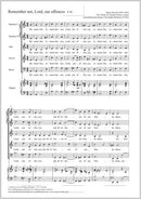 Remember not, Lord, our offences