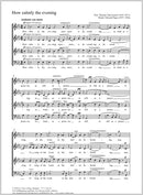 How calmy the evening