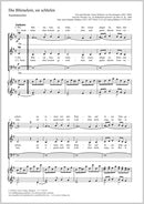 Die Blümelein, sie schlafen