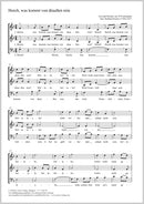 Horch, was kommt von draußen rein