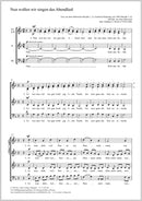 Nun wollen wir singen das Abendlied