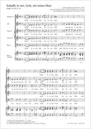 Schaffe in mir Gott ein reines Herz（合唱楽譜 with basso continuo）