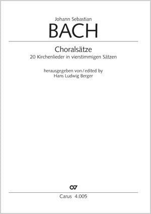 Bach: Choralsätze 2, 20 Kirchenlieder in vierstimmigen Sätzen