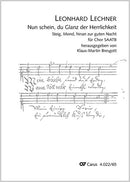 Nun schein, du Glanz der Herrlichkeit (mit Neutextierung "Steig, Mond, hinan zur guten Nacht)