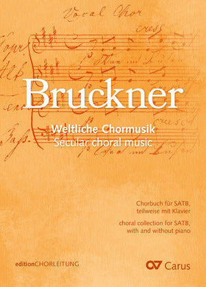 Weltliche Chormusik = Secular choral music (Conductor's score)