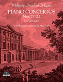 Piano Concertos Nos. 17-22 in Full Score