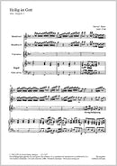 Heilig ist Gott（１声、２本のリコーダ、鍵盤）