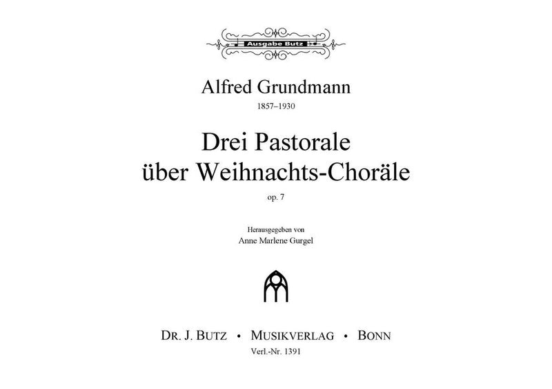 3 Pastoralen über Weihnachts-Choräle