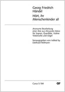 Hört ihr Menschenkinder all (Score)