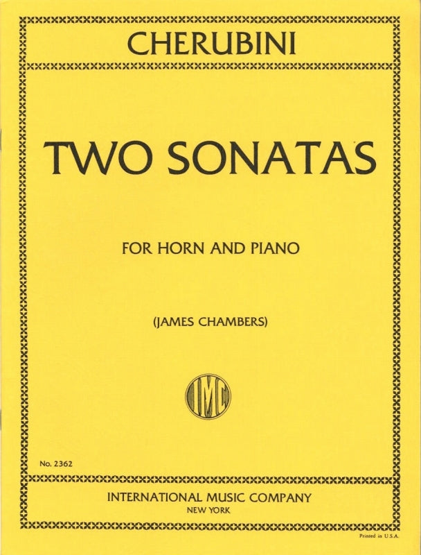 2 Sonatas (Chambers)