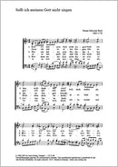 Sollt ich meinem Gott nicht singen, BWV 413