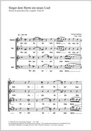 Singet dem Herrn ein neues Lied