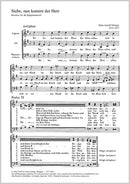 Siehe, nun kommt der Herr