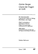 Litanei der Fragen an Gott (Score)