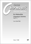 Usquequo Domine (Herr, wie lange willst du mein so gar vergessen)