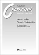 15 Volksliedsätze für dreistimmigen gemischten Chor (Score)