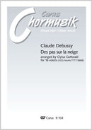 Des pas sur la neige